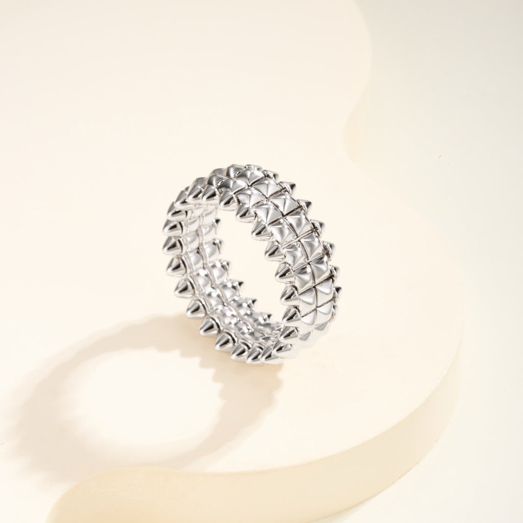 [Blue Tears Jewelry]CLASH 9.2MM DOUBLE ROW RING