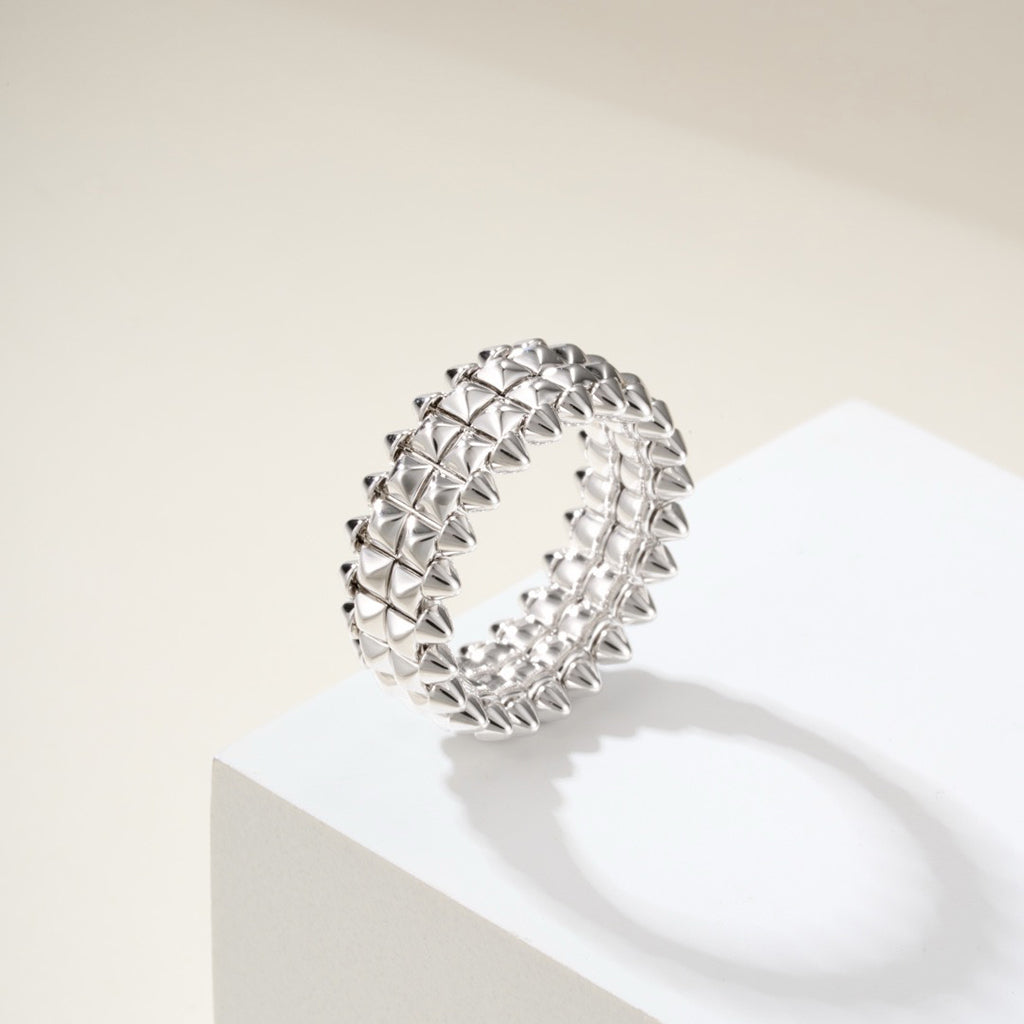 [Blue Tears Jewelry]CLASH 9.2MM DOUBLE ROW RING