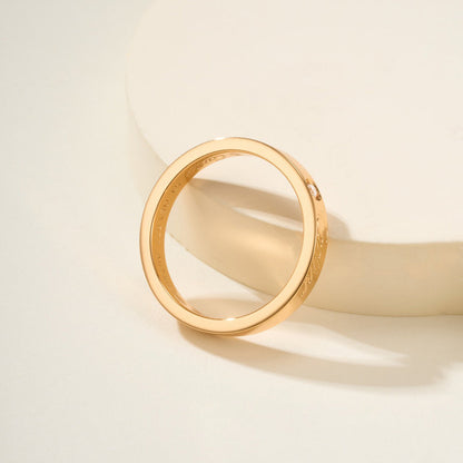 [Blue Tears Jewelry]LOVE RING 4MM 1 DIAMOND