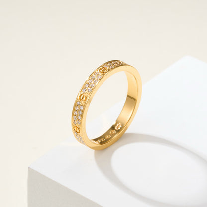 [Blue Tears Jewelry]LOVE RING 2.65MM DIAMOND