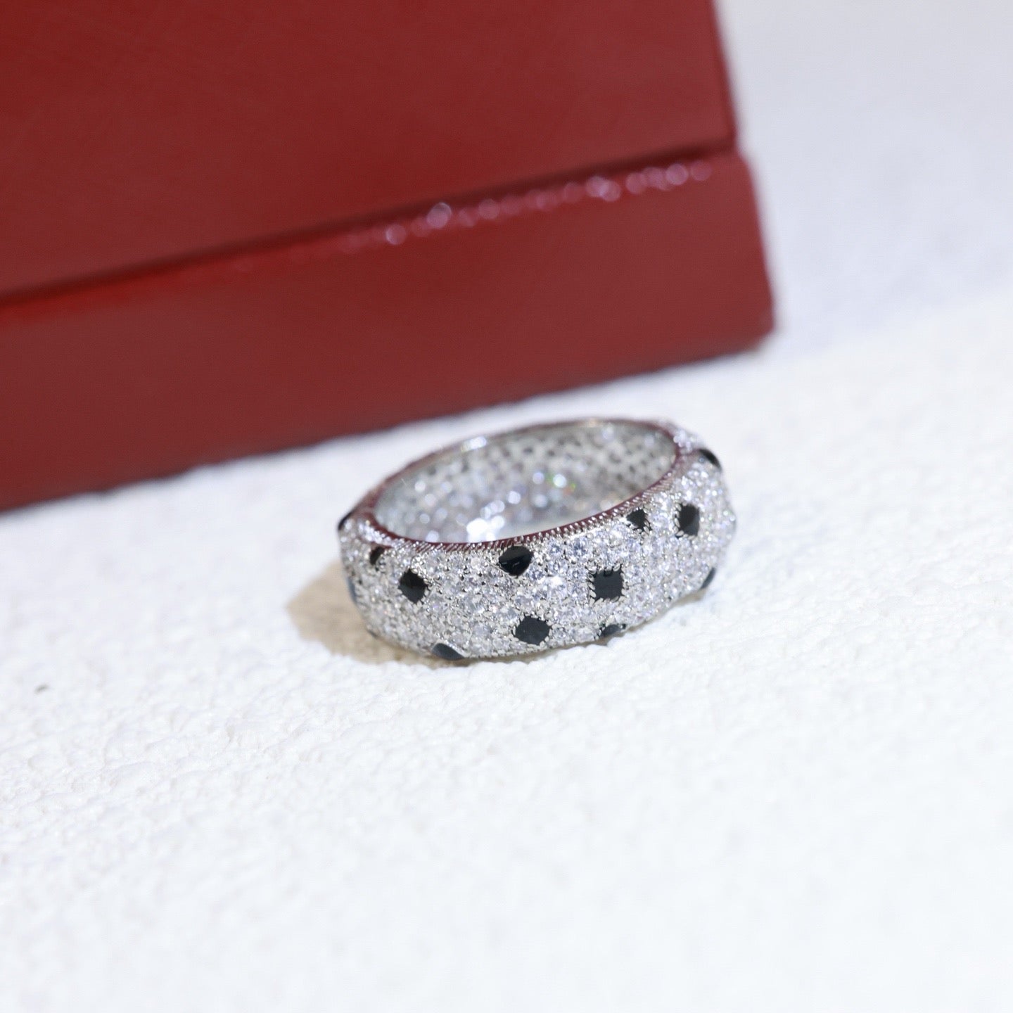 [Blue Tears Jewelry]PANTHERE SPOTTED FULL DIAMOND RING