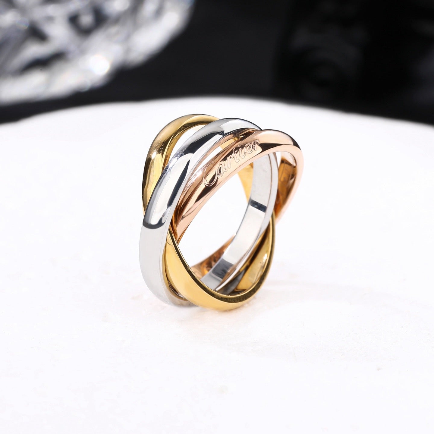 [Blue Tears Jewelry]TRINITY 3.2MM RING COLLECTION