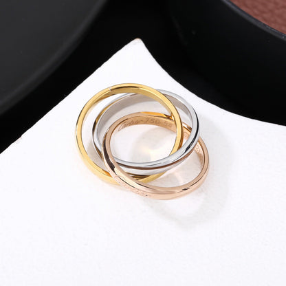 [Blue Tears Jewelry]TRINITY 3.2MM RING COLLECTION