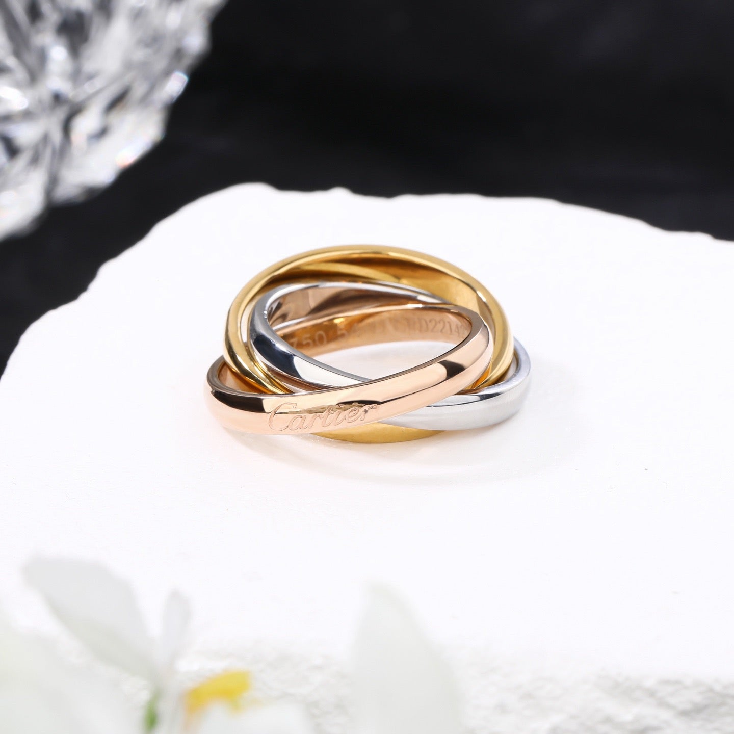 [Blue Tears Jewelry]TRINITY 3.2MM RING COLLECTION