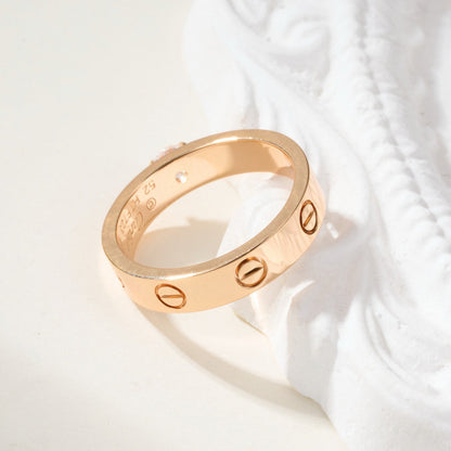 [Blue Tears Jewelry]LOVE RING 3.6MM 1 BIG DIAMOND