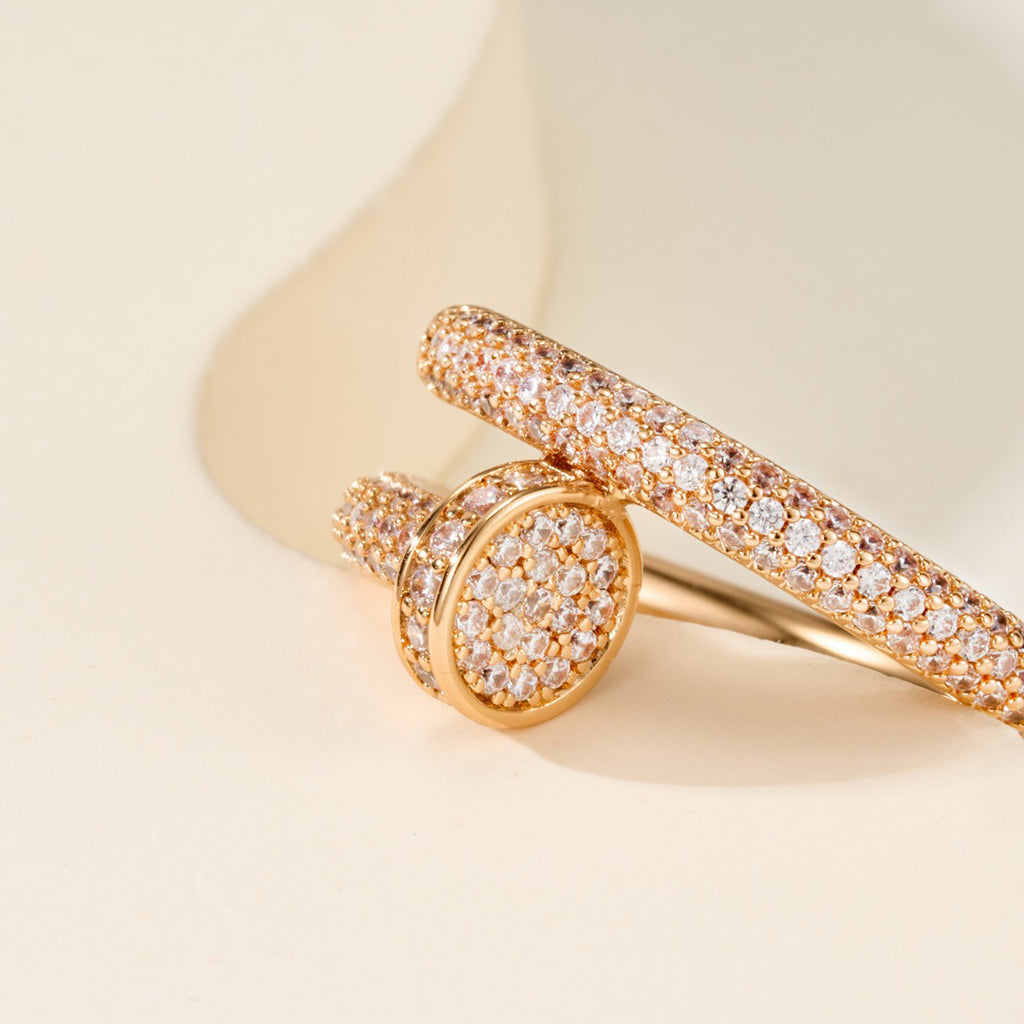 [Blue Tears Jewelry]JUSTE RING 2.6MM FULL DIAMOND