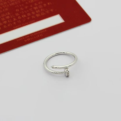 [Blue Tears Jewelry]JUSTE 1.8MM HALF DIAMOND RING