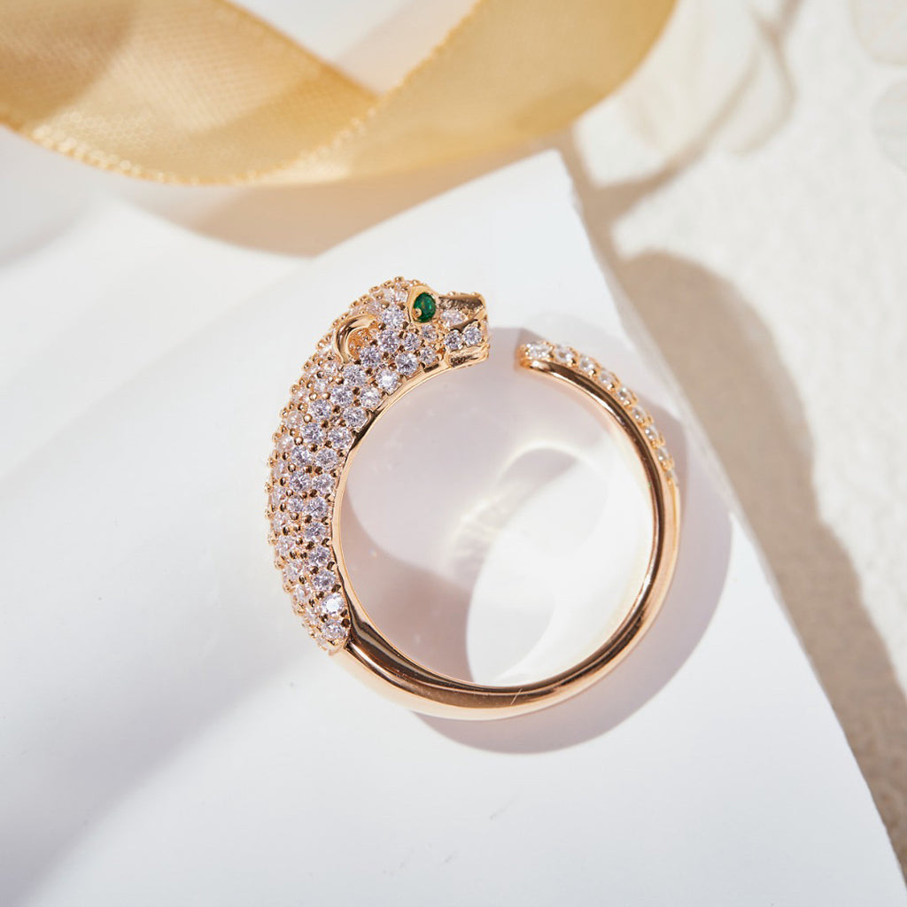 [Blue Tears Jewelry]PANTHERE FULL DIAMOND SMALL RING