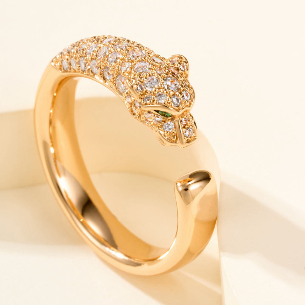 [Blue Tears Jewelry]PANTHERE HALF DIAMOND SMALL RING
