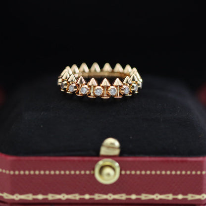 [Blue Tears Jewelry]CLASH 6.8MM DIAMOND MEDIUM RING