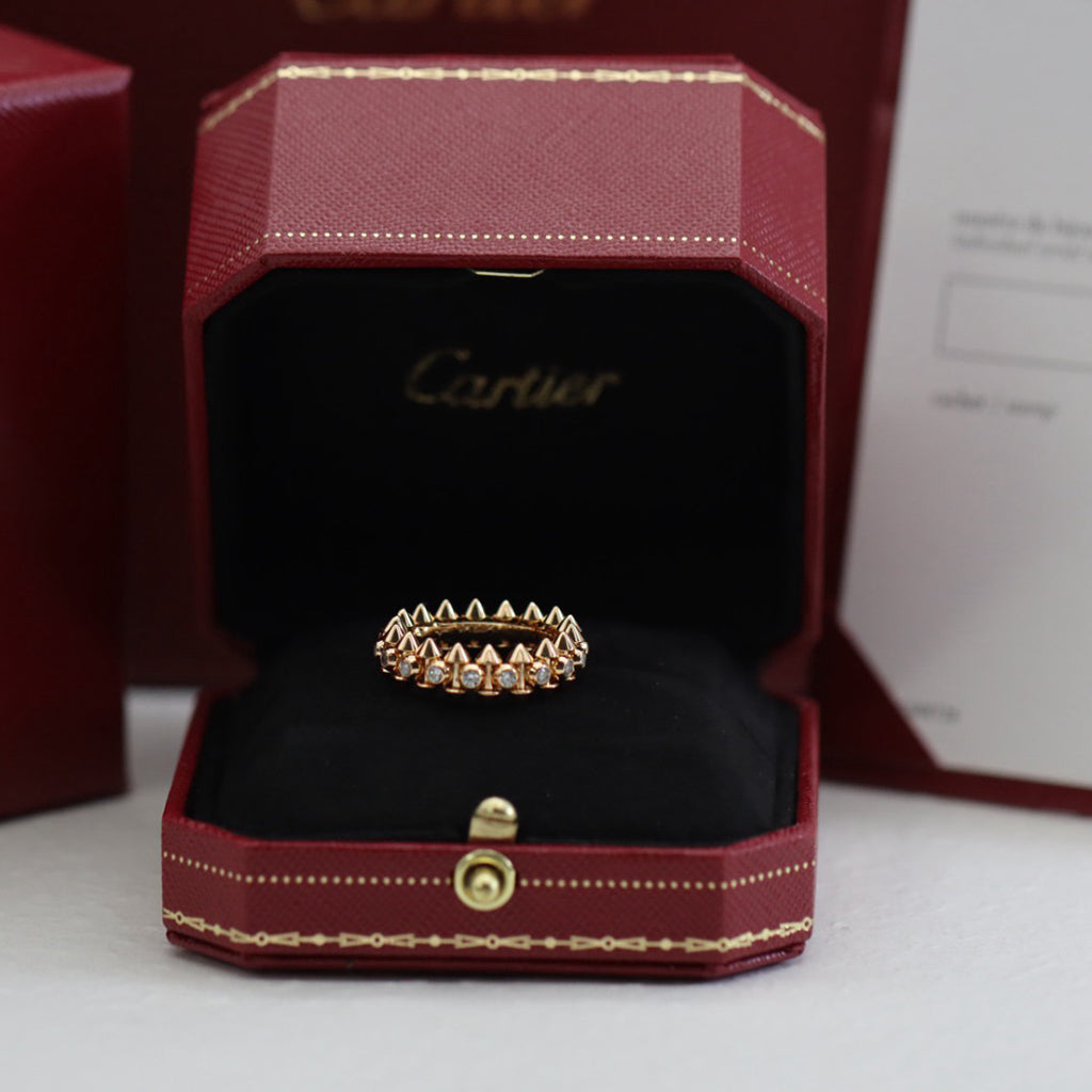 [Blue Tears Jewelry]CLASH 6.8MM DIAMOND MEDIUM RING
