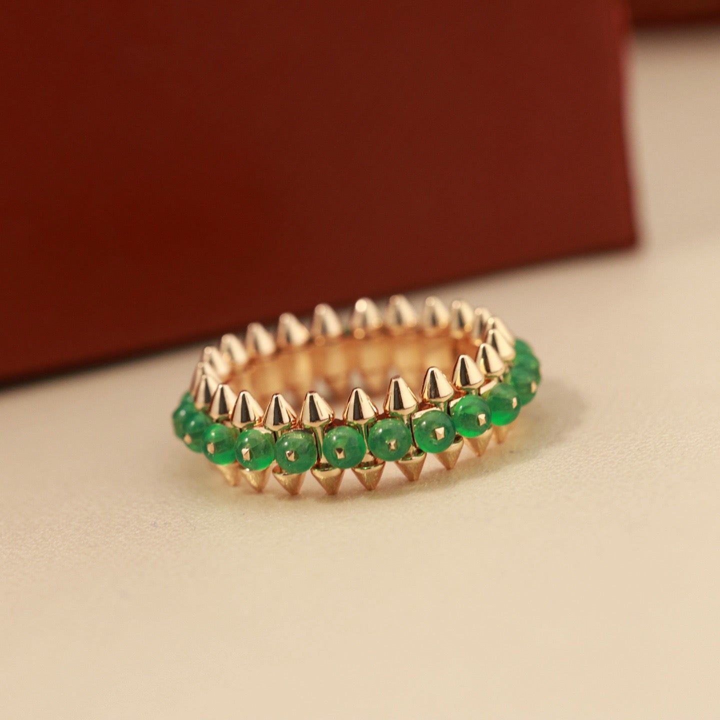 [Blue Tears Jewelry]CLASH 7.9MM AGATE CHALCEDONY RING