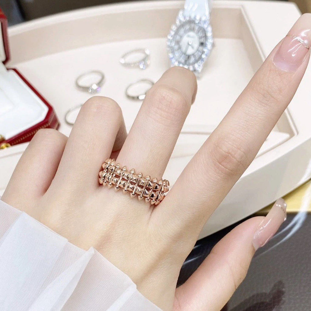 [Blue Tears Jewelry]CLASH 9.2MM DOUBLE ROW RING