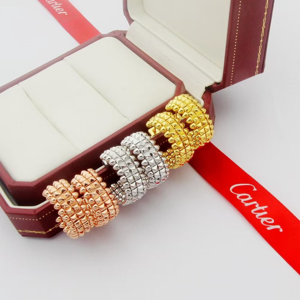 [Blue Tears Jewelry]CLASH 9.2MM DOUBLE ROW EARRINGS