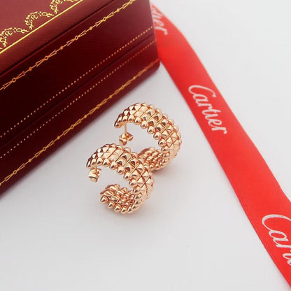 [Blue Tears Jewelry]CLASH 9.2MM DOUBLE ROW EARRINGS