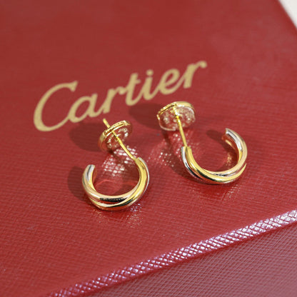 [Blue Tears Jewelry]TRINITY ON DIAMOND MINI EARRINGS