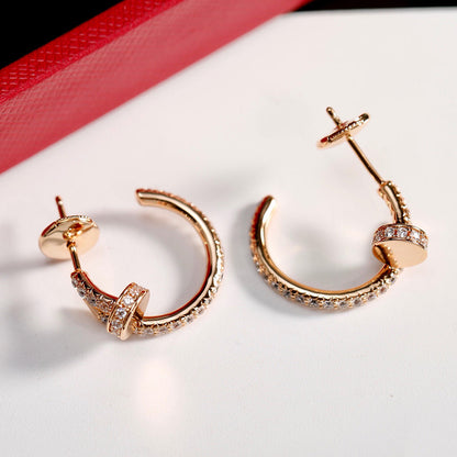 [Blue Tears Jewelry]JUSTE FULL DIAMOND SMALL EARRINGS