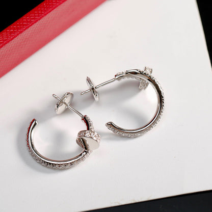[Blue Tears Jewelry]JUSTE FULL DIAMOND SMALL EARRINGS