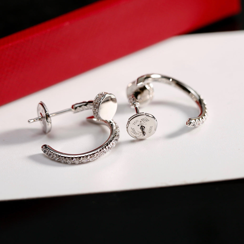 [Blue Tears Jewelry]JUSTE FULL DIAMOND SMALL EARRINGS