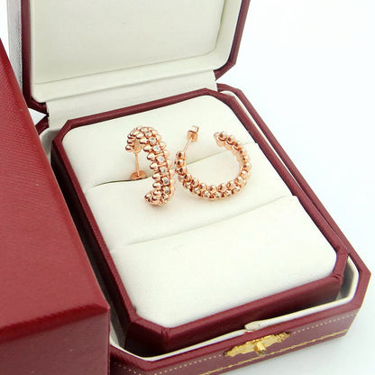 [Blue Tears Jewelry]CLASH FULL DIAMOND MEDIUM EARRINGS