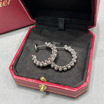 [Blue Tears Jewelry]CLASH FULL DIAMOND MEDIUM EARRINGS