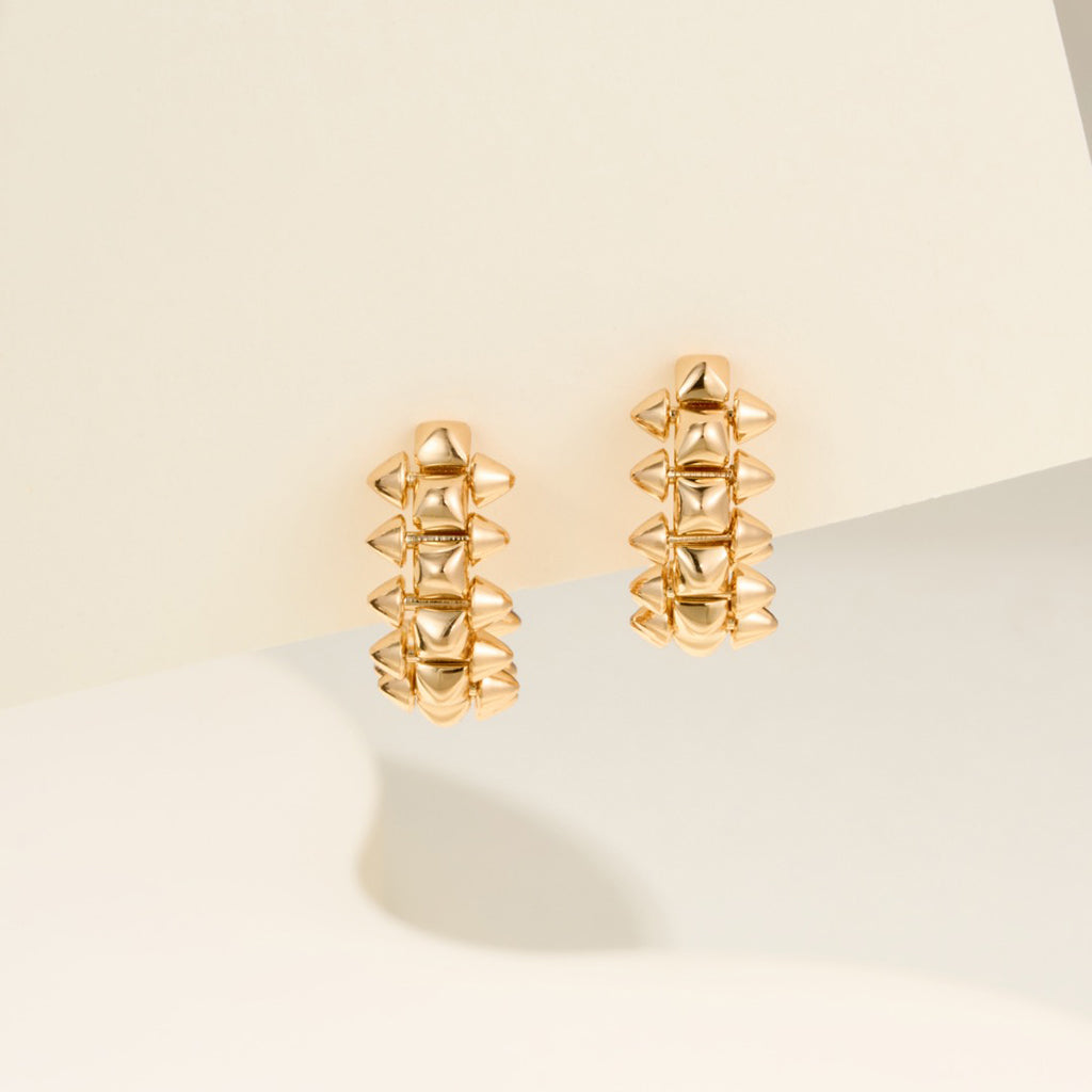 [Blue Tears Jewelry]CLASH MINI HOOP EARRINGS