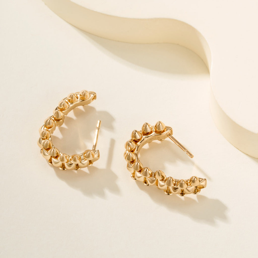 [Blue Tears Jewelry]CLASH MINI HOOP EARRINGS