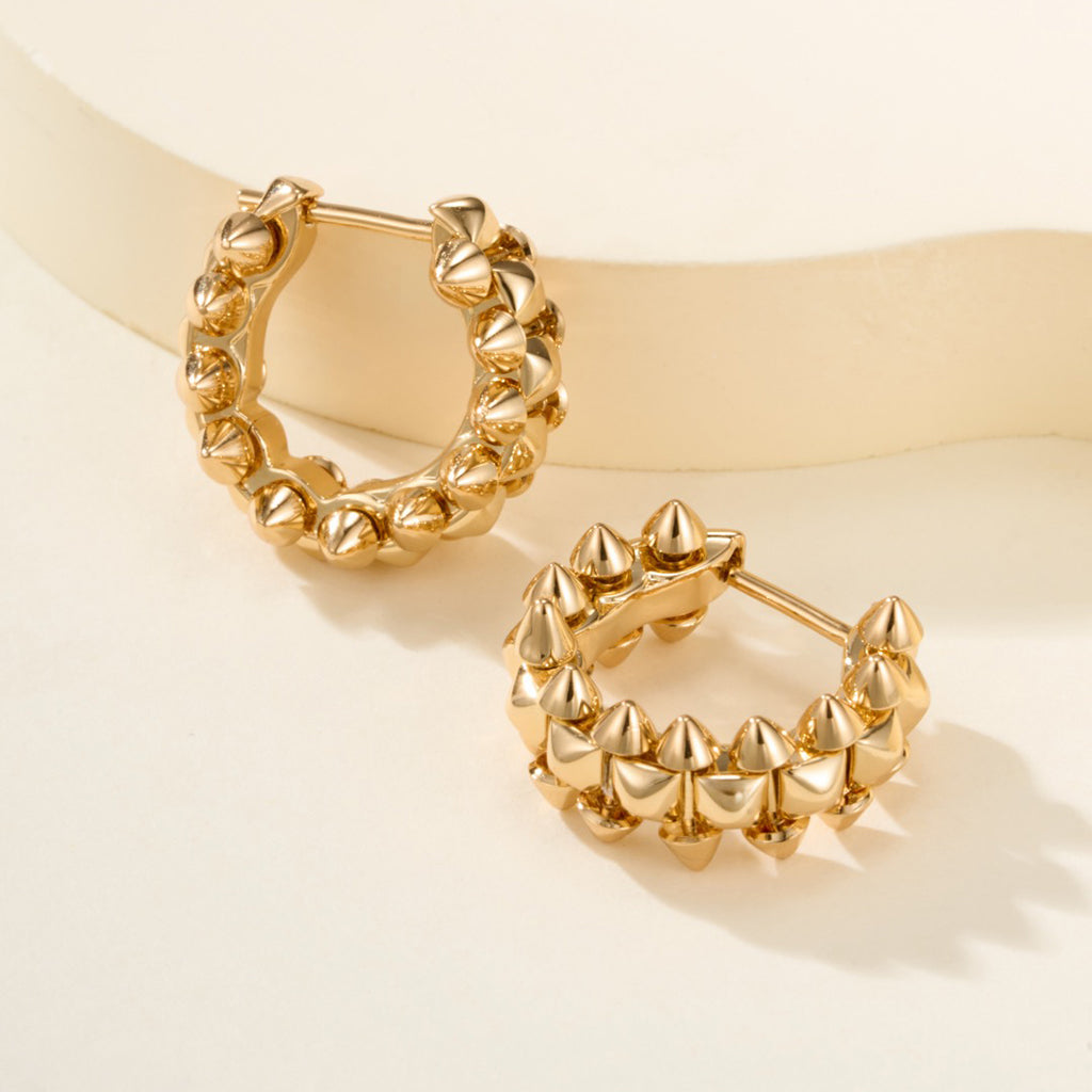 [Blue Tears Jewelry]CLASH MINI HOOP EARRINGS