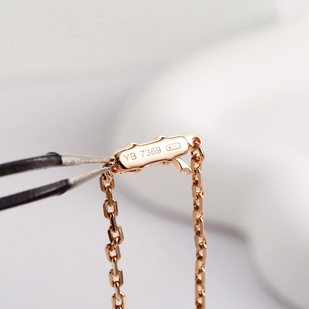 [Blue Tears Jewelry]LOVE NECKLACE 16MM  FULL DIAMOND