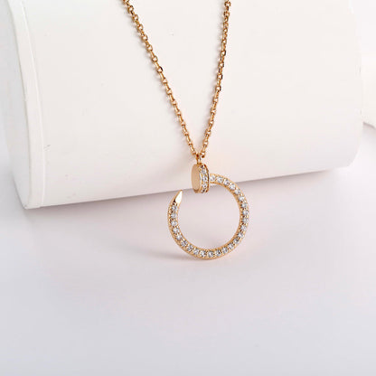 [Blue Tears Jewelry]JUSTE NECKLACE FULL DIAMOND