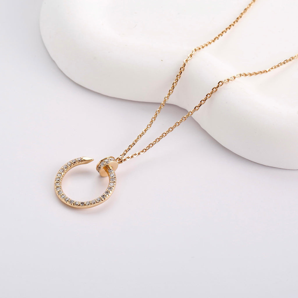[Blue Tears Jewelry]JUSTE NECKLACE FULL DIAMOND