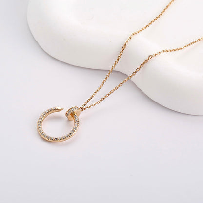 [Blue Tears Jewelry]JUSTE NECKLACE FULL DIAMOND