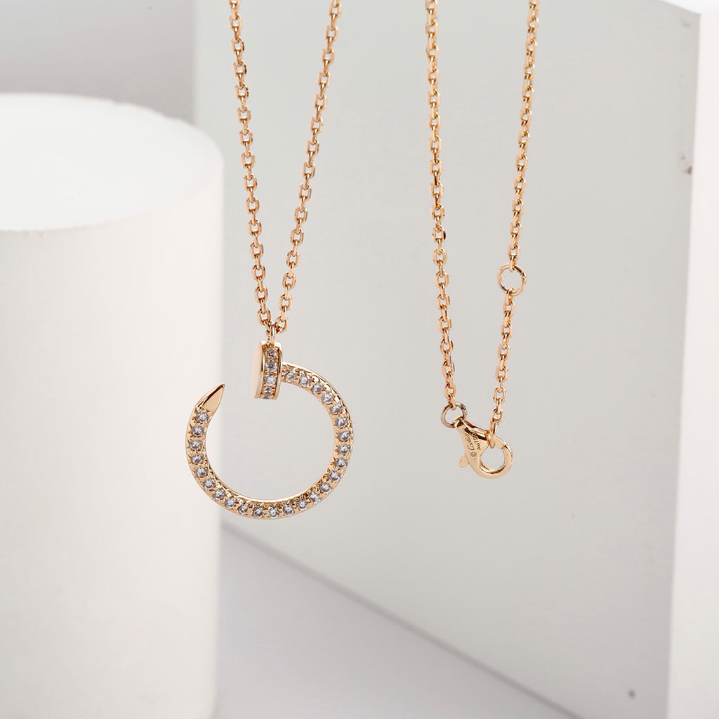 [Blue Tears Jewelry]JUSTE NECKLACE FULL DIAMOND