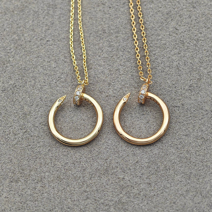 [Blue Tears Jewelry]JUSTE NECKLACE HALF DIAMOND