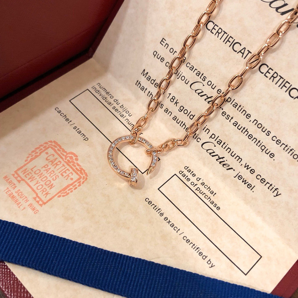 [Blue Tears Jewelry]JUSTE NECKLACE FULL DIAMONDS