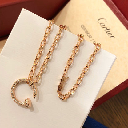 [Blue Tears Jewelry]JUSTE NECKLACE FULL DIAMONDS