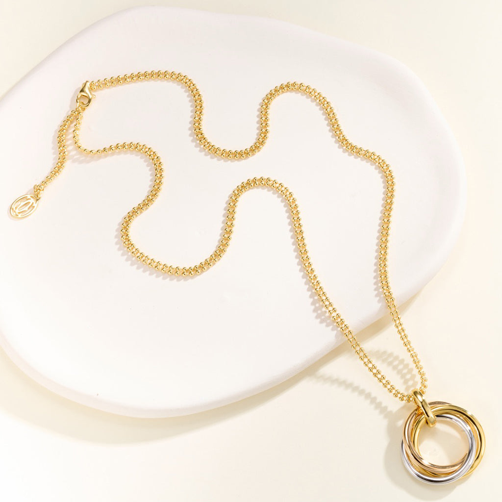 [Blue Tears Jewelry]TRINITY LARGE NECKLACE