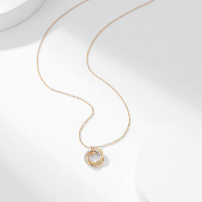 [Blue Tears Jewelry]TRINITY SMALL NECKLACE