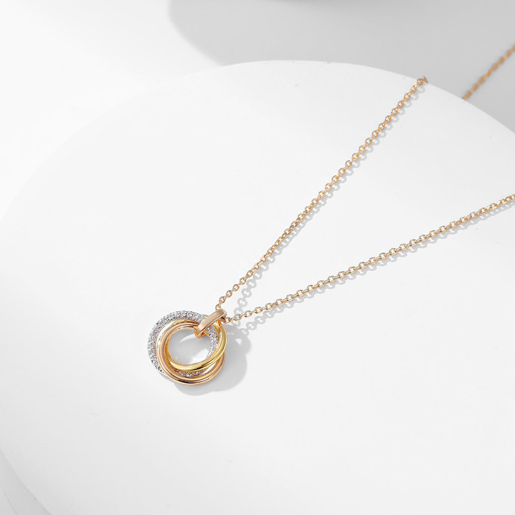 [Blue Tears Jewelry]TRINITY SMALL NECKLACE