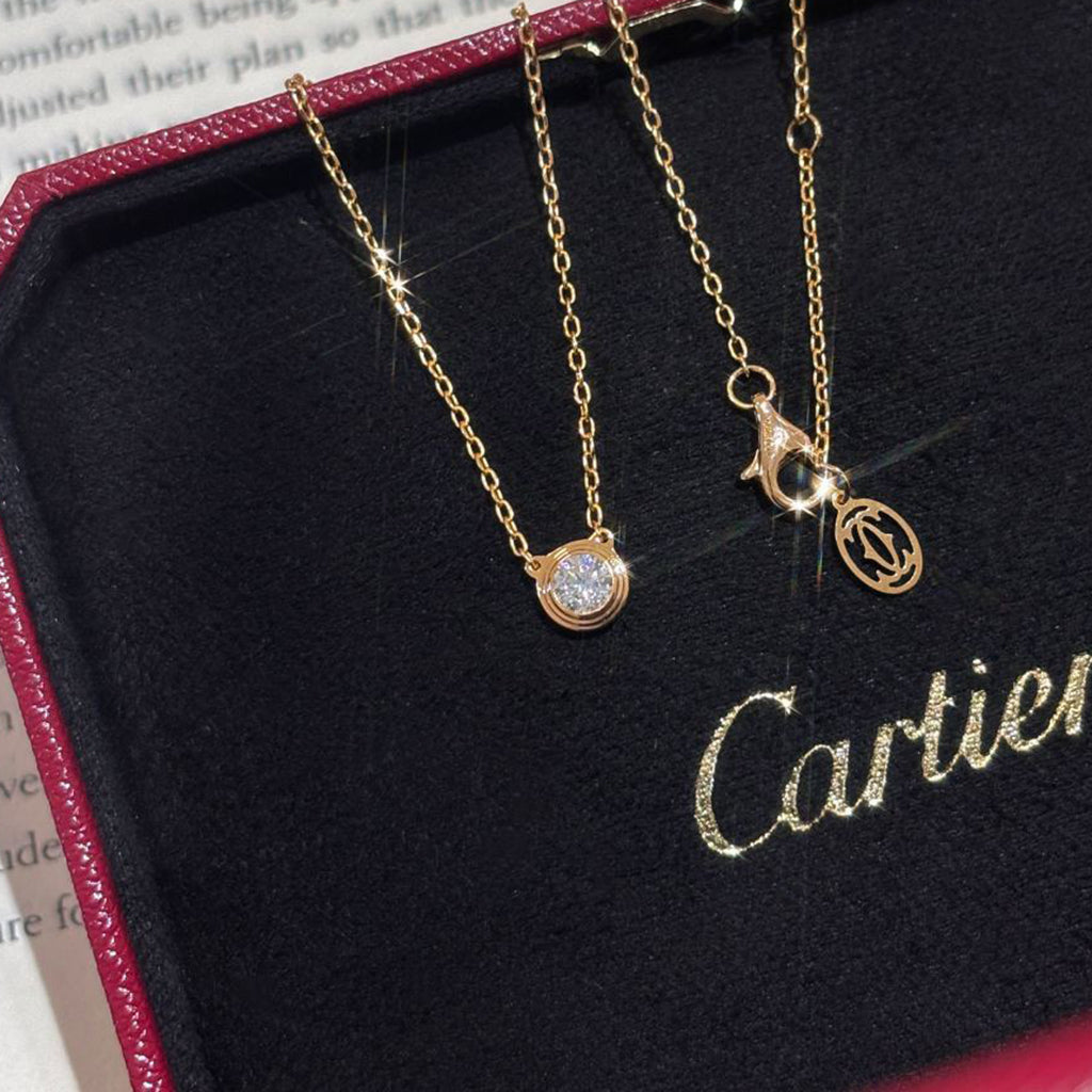 [Blue Tears Jewelry]DAMOUR DIAMOND NECKLACE