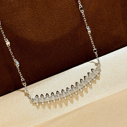 [Blue Tears Jewelry]CLASH  SMALL FULL DIAMOND NECKLACE