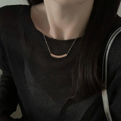 [Blue Tears Jewelry]CLASH  SMALL FULL DIAMOND NECKLACE