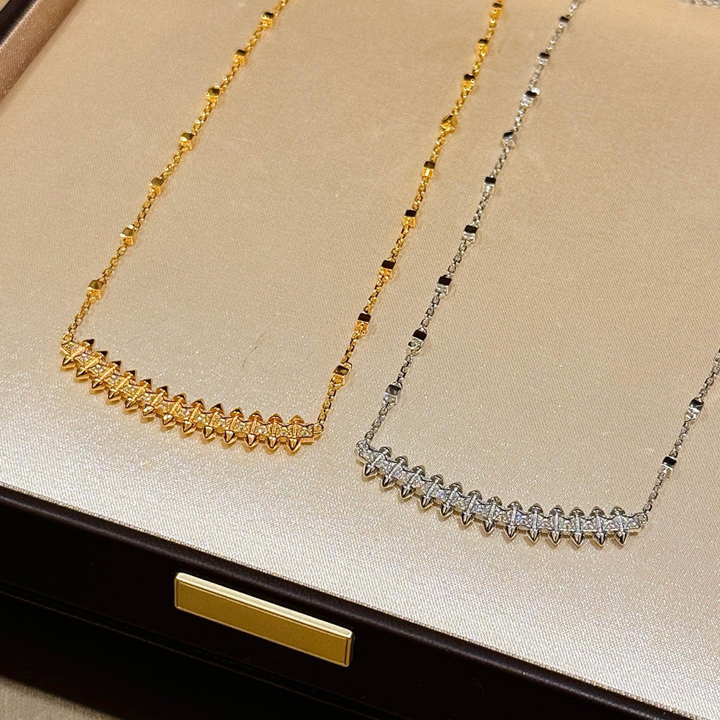 [Blue Tears Jewelry]CLASH  SMALL FULL DIAMOND NECKLACE