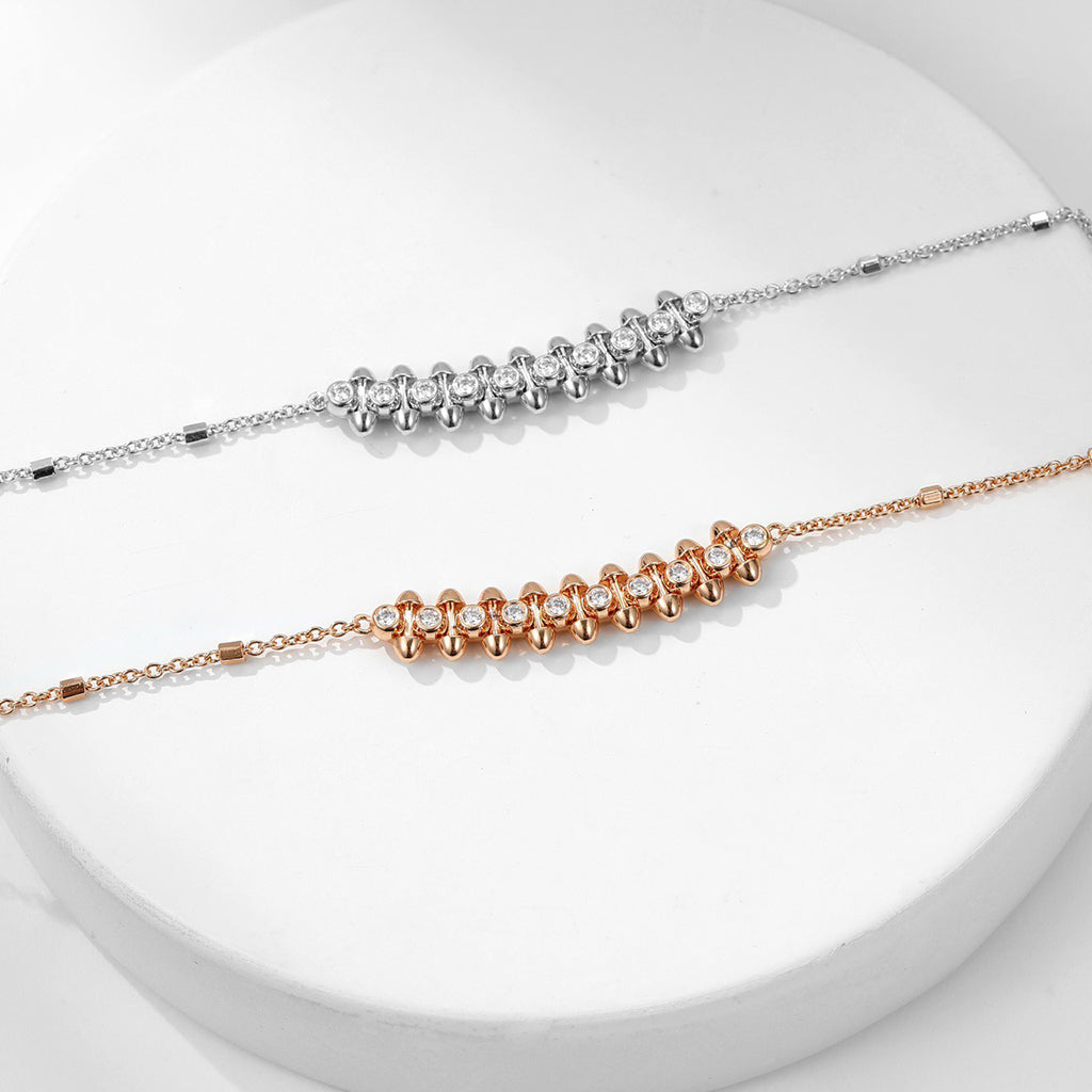 [Blue Tears Jewelry]CLASH  MEDIUM DIAMOND NECKLACE