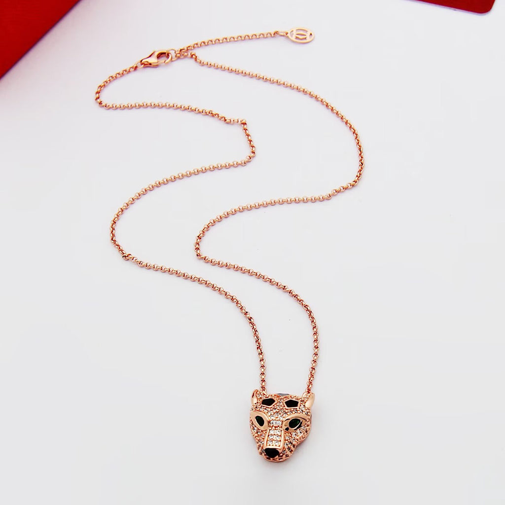 [Blue Tears Jewelry]PANTHERE FULL DIAMOND NECKLACE