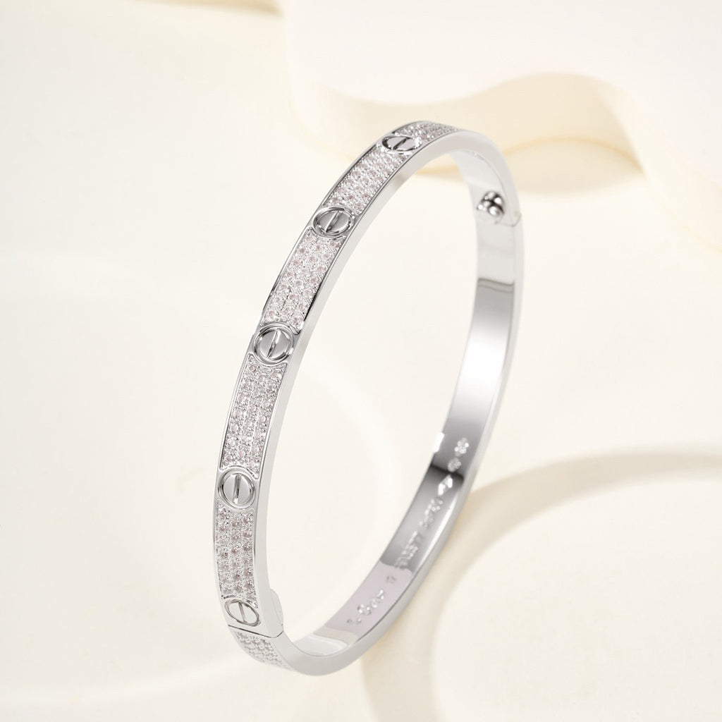 [Blue Tears Jewelry]LOVE BRACELET 4.8MM DIAMOND-PAVED