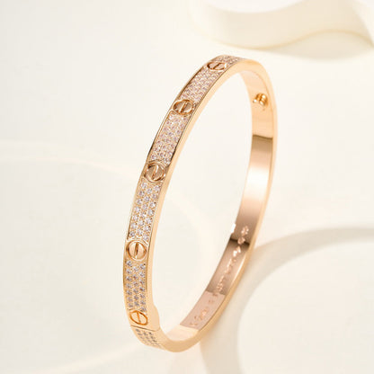 [Blue Tears Jewelry]LOVE BRACELET 4.8MM DIAMOND-PAVED
