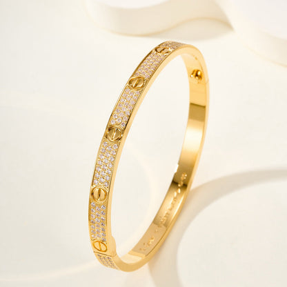 [Blue Tears Jewelry]LOVE BRACELET 4.8MM DIAMOND-PAVED