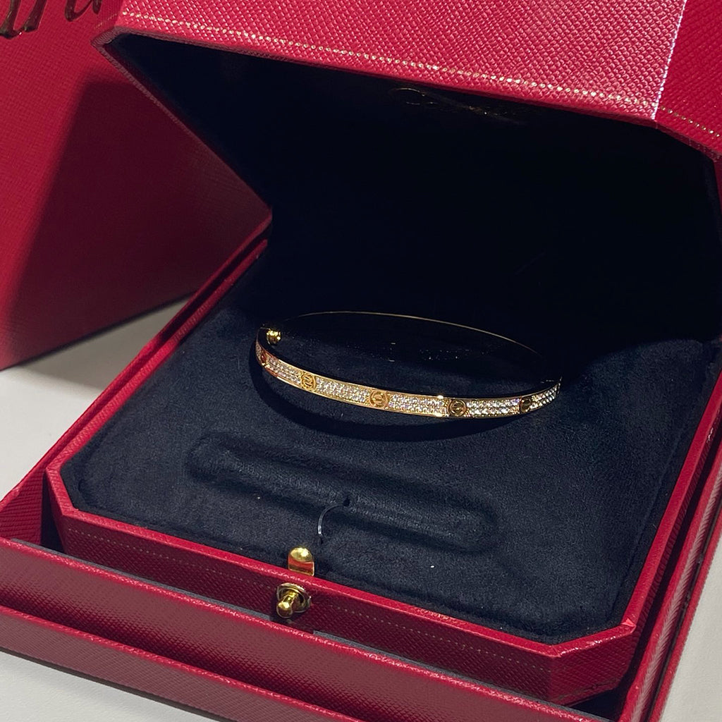 [Blue Tears Jewelry]LOVE BRACELET 3.65MM DIAMOND-PAVED