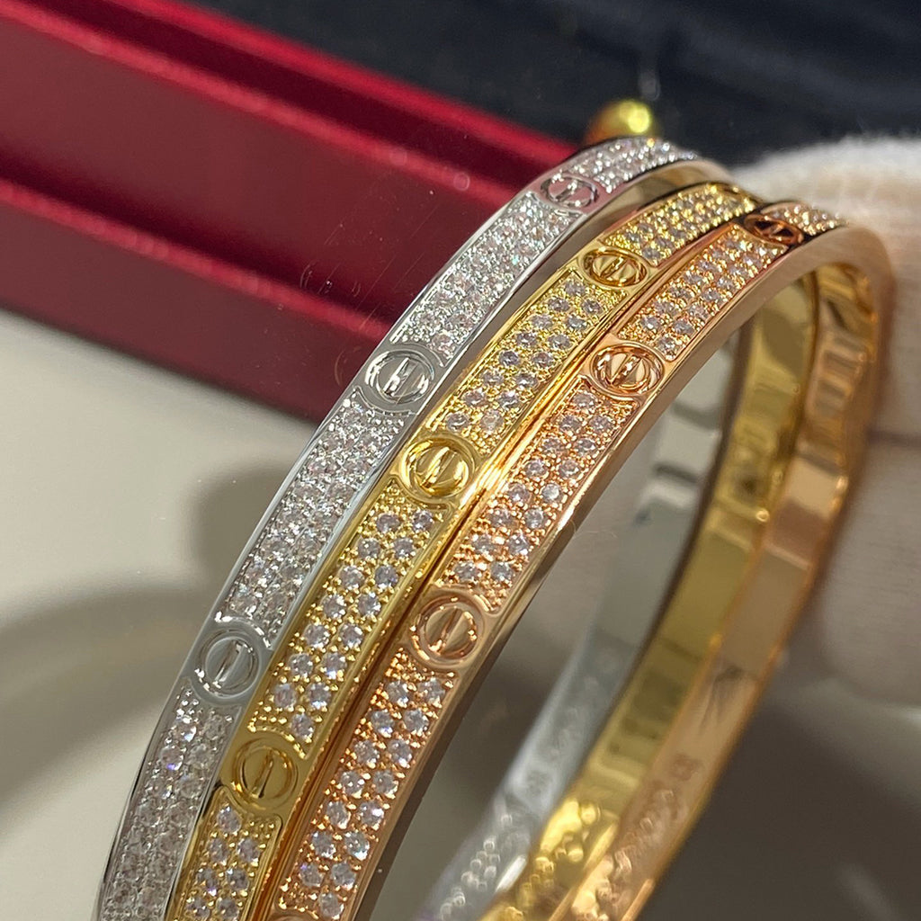 [Blue Tears Jewelry]LOVE BRACELET 3.65MM DIAMOND-PAVED